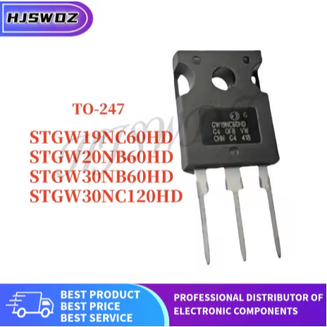 1-5 ชิ้นใหม่ GW19NC60HD GW20NB60HD GW30NC120HD GW30NB60HD STGW19NC60HD STGW20NB60HD STGW30NB60HD STG