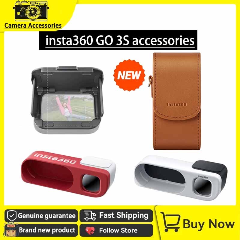 ต้นฉบับใหม่insta360 GO 3S Retro Vignette Viewfinder Hood, Creative ยิงแรเงาฝาครอบ, Vintage กรอบ Vlog Retro กระเป๋าเก็บสําหรับ GO 3S กล้องอุปกรณ์เสริม