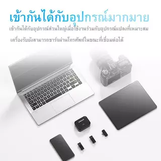 [ไมโครโฟนไร้สาย] SHISUO S16ติดตั้งสองอินเทอร์เฟซเหมาะสําหรับสดสตรีมมิ่ง/บันทึกวิดีโอ/บันทึกเสียง/ลดเสียง/คุณภาพเสียงชัดเจน/ออกแบบ Lavalier สามารถใช้สําหรับโทรศัพท์มือถือ ไอแพด และไมโครโฟนไร้สายคอมพิวเตอรType-C
