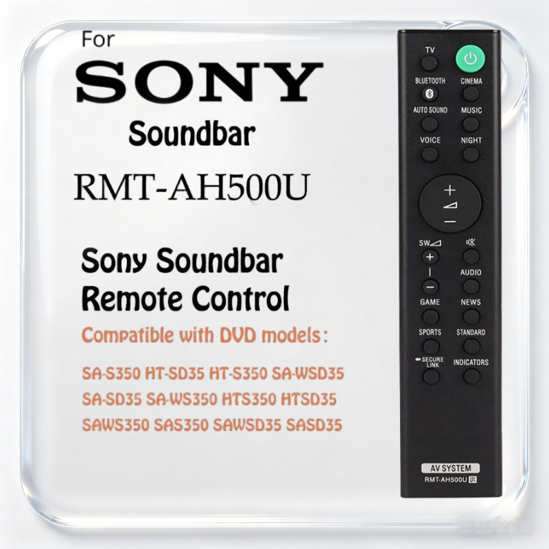 รีโมทคอนโทรลสากลสําหรับ RMT-AH500U แทนที่ Sony soundbar SA-S350 HT-SD35 HT-S350 SA-WSD35 SA-SD35 SA-