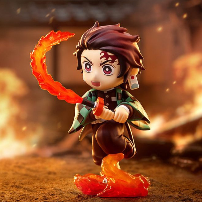 Demon Slayer : Kimetsu No Yaiba Battle Series Figures Blind Box Kid Gift Tanjiro Kamado
