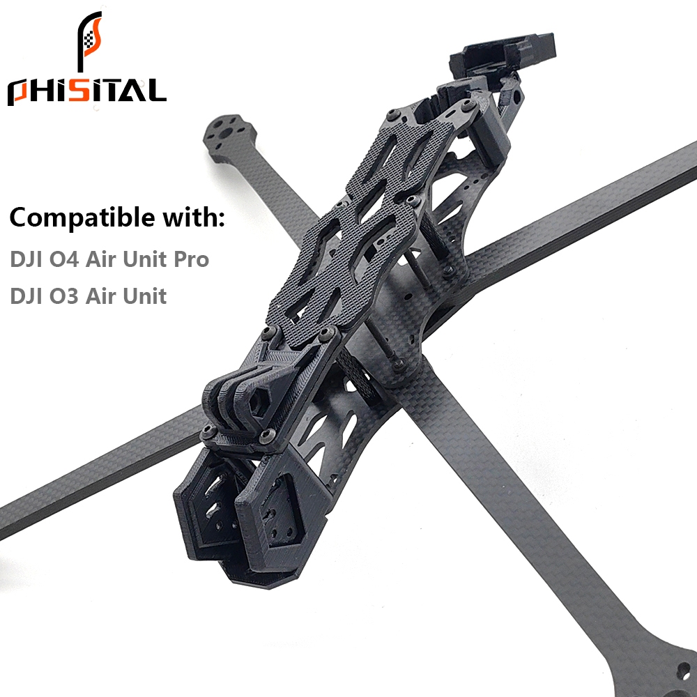 PhiSital APEX HD O4P MOD FPV กรอบชุด 5/6/7/8/9 นิ้วคาร์บอนไฟเบอร์รุ่น RC เข้ากันได้กับ DJI O4 Air Un