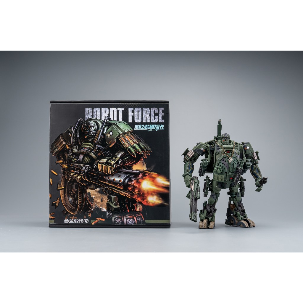 ในสต็อก Transformation M02 Hound M-02 สีเขียว WEIJIANG WJ Action Figure