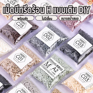 DIYสุดฮิต เม็ดบีทรีดร้อน 2.6 มม 1000เม็ด MARD H/M-Series ชุดเติม พวงกุญแจการ์ตูน ฝึกสมาธิ เกมศิลปะพิกเซลเพื่อการเรียนรู้สำหรับเด็ก มีสีทั้งหมด 221 สี