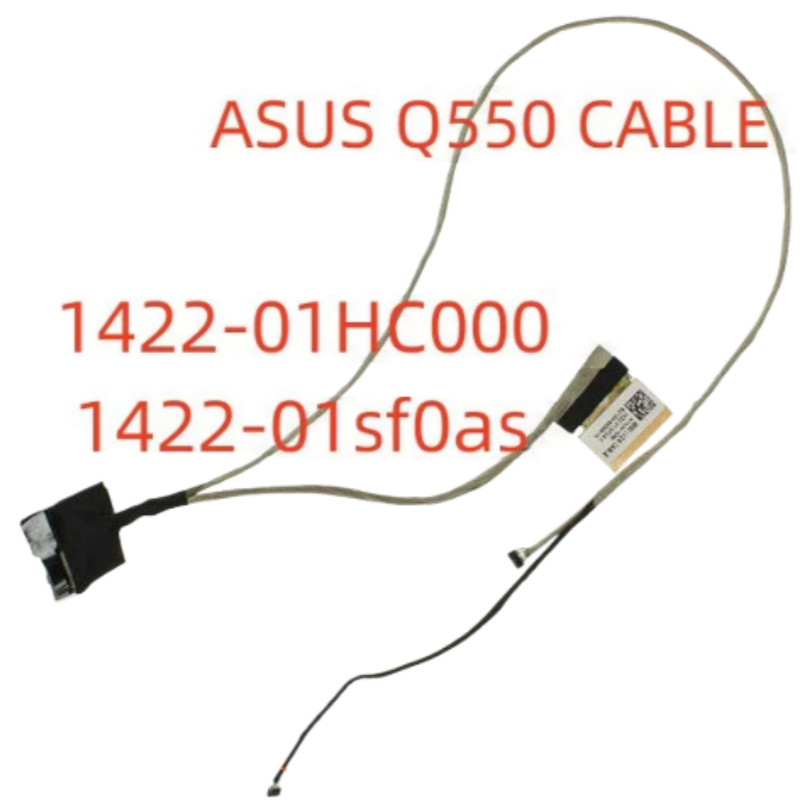 หน้าจอวิดีโอ Flex สําหรับ ASUS Q550 Q550L Q550LF แล็ปท็อป LCD จอแสดงผล LED ริบบิ้นกล้องสาย 1422-01HC