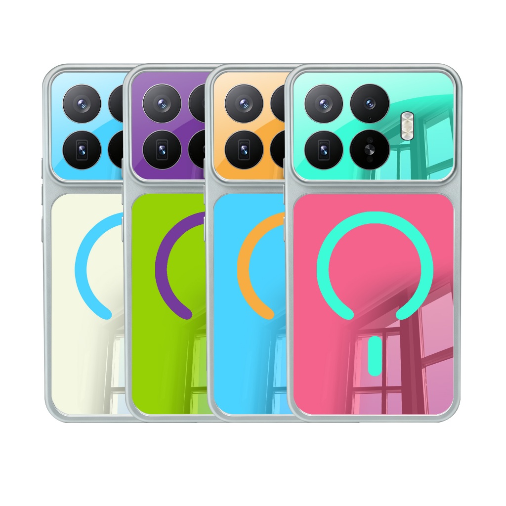 การผสมหรูหราอย่างเป็นทางการเป็นเคสสองสี Xiaomi Mi 17T 15T Pro 5G ปลอกฝาครอบโทรศัพท์กันกระแทก