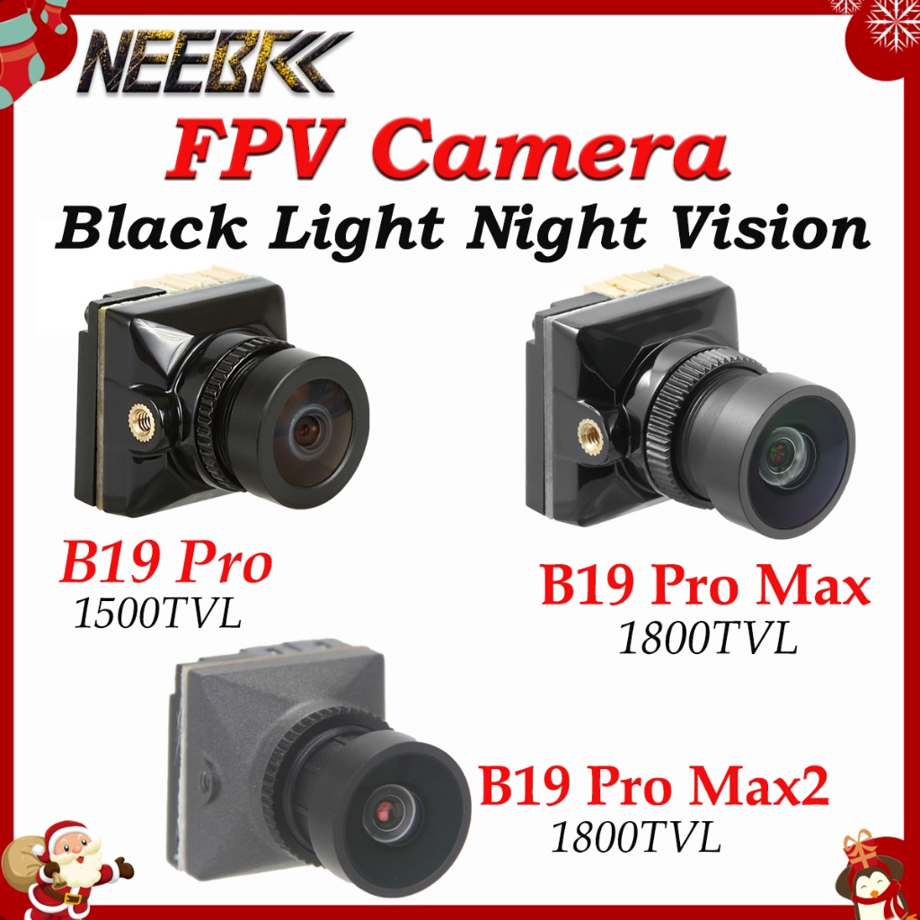 B19/B19 Pro/B19 Pro Max/B19 Pro Max2 Mini 2.1 มม.เลนส์ 1500TVL Black Light Night Vision กล้อง FPV สํ