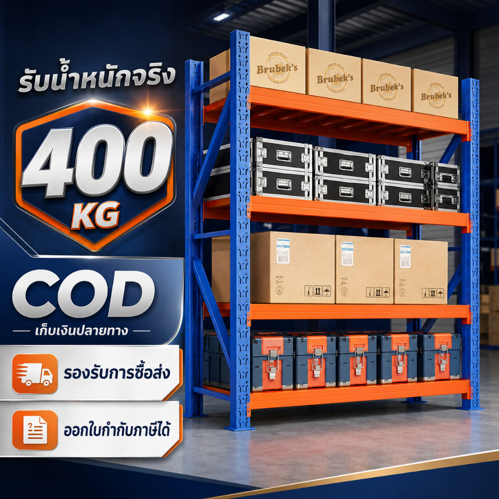 มูมิน ชั้นวางของน้ําหนัก 800กิโลกรัม แบริ่ง 100/150/200ซม แข็งแรงทนทาน ปรับ กันความชื้น และกันสนิม