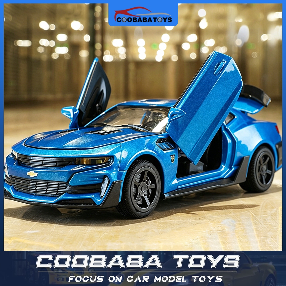 CBB 1:32 Bumblebee Camaro Alloy รถเหล็กโมเดลของเล่นสําหรับเด็กเด็กผู้ชายผู้ใหญ่คอลเลกชัน Fast