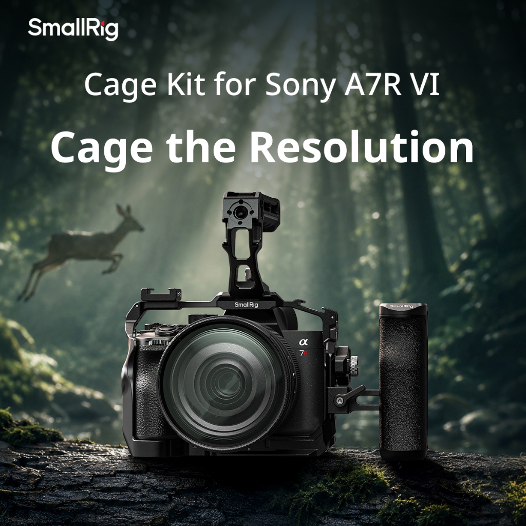 SmallRig Cage Kit สําหรับ Sony Alpha 7R VI "HawkLock" Quick Release Cage/ Advanced Cage Kit/Mount Plate/L-Shaped Mount Plate #6702#6703#6704#6705#6706