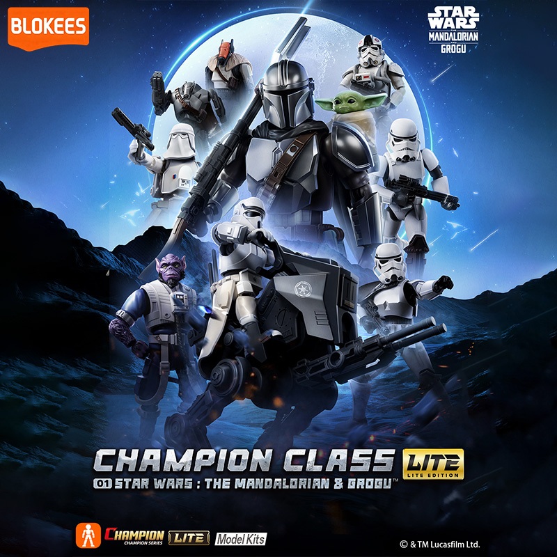 [NEW] BLOKEES Star Wars CC LITE 01 The Mandalorian&Grogu Figure Single Blind Box|กล่องสุ่มชิ้นเดียว