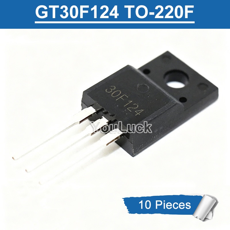 10 ชิ้น GT30F124 30F124 TO-220F ทรานซิสเตอร์ IGBT ใหม่