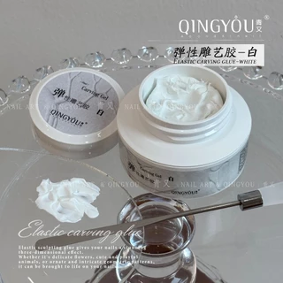 พร้อมส่ง เจลปั้นมือ มีความยืดหยุ่นได้ดี QINGYOU 6 กรัม / 15 กรัม Premium Carving Gel เจลปั้นนูน งานดอกไม้ งานอาร์ต