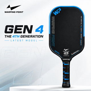 Warping Point Sophon Pickleball Paddle Gen 4 Control & Power Paddle Short Handle Tri-Response Foam Core Pickle Ball Racket with Carbon Fiber Aero Fusion Surface Designed for Controlled Power & Consistent Precision UPA-A