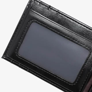 BOSTANTEN Onyx กระเป๋าสตางค์ผู้ชาย หนัง PU ช่องใส่บัตรหลายช่อง พับสามทบ ดีไซน์หรู พร้อมกล่องของขวัญ