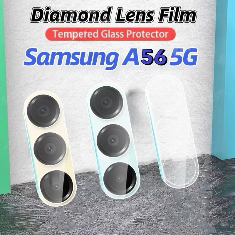 ฟิล์มกระจกปกป้องเลนส์กล้อง ใสคมชัด ไม่บดบังภาพ สำหรับ Samsung A57 A37 A26 A36 A56 A06 A16 A55 A35 A25 A15 A05 A05S A54 A34 A24 A14 A04 A04S กันรอยกันฝุ่น พร้อมส่ง