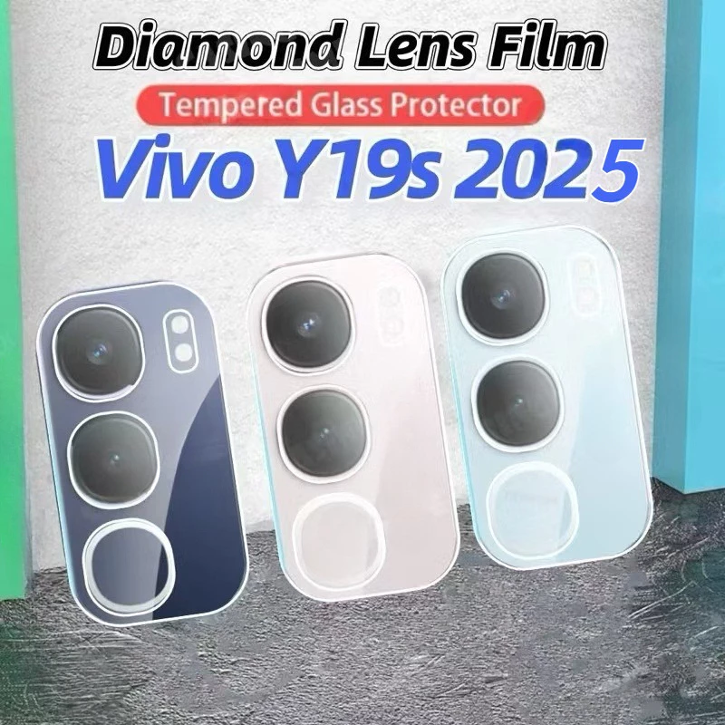 ฟิล์มกระจกปกป้องเลนส์กล้อง ใสคมชัด ไม่บดบังภาพ สำหรับ Vivo Y31 5G Y21D Y04 Y29s Y19s Y200 Y300 Y29 กันรอยกันฝุ่น พร้อมส่ง