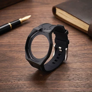 Luxury Modification Kit ซิลิโคน Band + เซรามิคสําหรับ Swatch x AP Royal Pop แปลงกระเป๋า Unisex นาฬิกาข้อมืออุปกรณ์เสริม