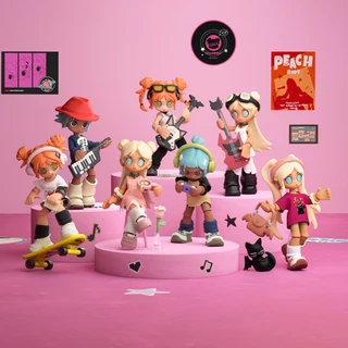POP MART Peach Riot Carry the Music Series Block Pendant