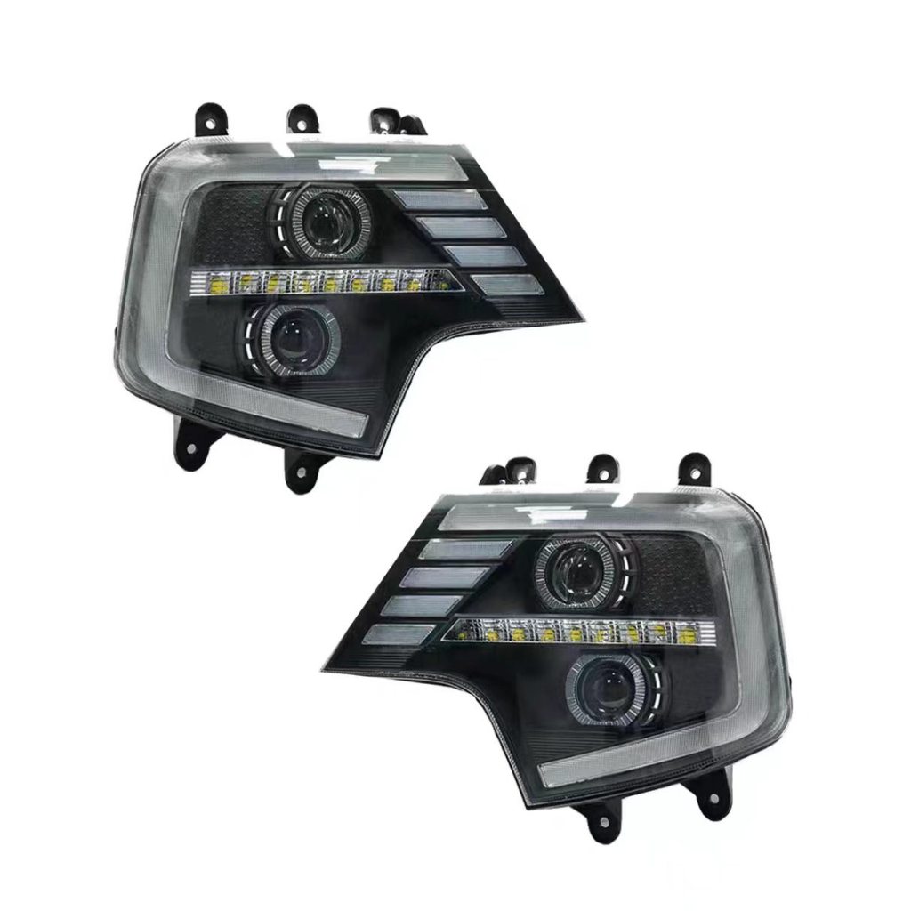 เหมาะสําหรับ HOWO HOWO T7H T7 A7 T5G T6GTX ชุดไฟหน้า LED ไฟหน้าเลนส์เลเซอร์สว่างเป็นพิเศษ