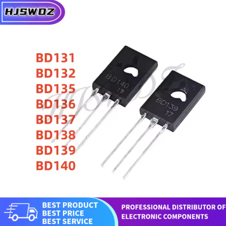 20PCS 100% ใหม่ BD136 BD135 BD132 BD140 BD138 BD137 BD139 BD131 TO-126 Power Triode ทรานซิสเตอร์
