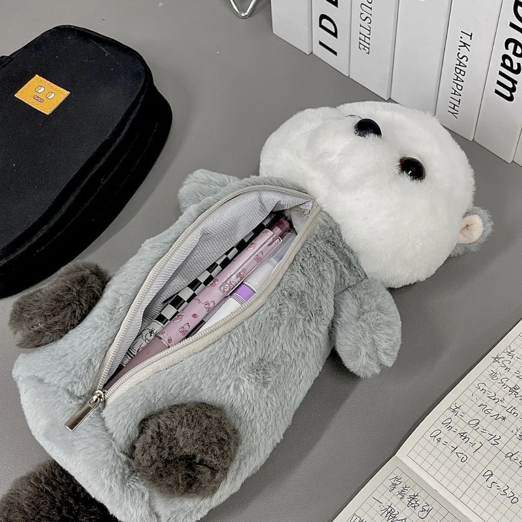 การ์ตูนน่ารัก Lilo & Stitch Plush ดินสอกรณีตุ๊กตา Desktop รูปที่ 5