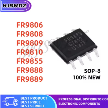 5PCS ใหม่ FR9808 FR9806 FR9809 FR9889 FR9855 FR9888 FR9810 SOP-8 SMD IC 1 ขายโดยShop1104