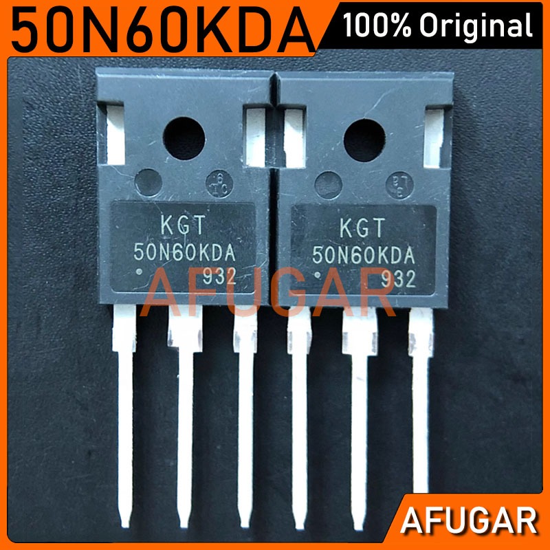 5 ชิ้น KGT50N60KDA Original TO-247 50A 600V KGF50N60KDA เครื่องเชื่อม/อินเวอร์เตอร์ IGBT หลอดใหม่เดิ