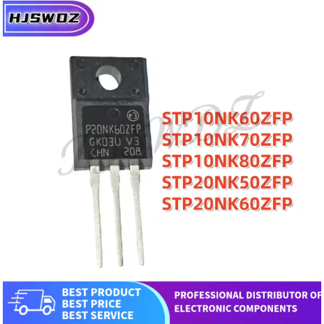 1-5PCS STP10NK70ZFP STP10NK60ZFP STP20NK50ZFP10NK80ZFP STP20NK60ZFP TO-220F P10NK60ZFP P10NK70ZFPP P