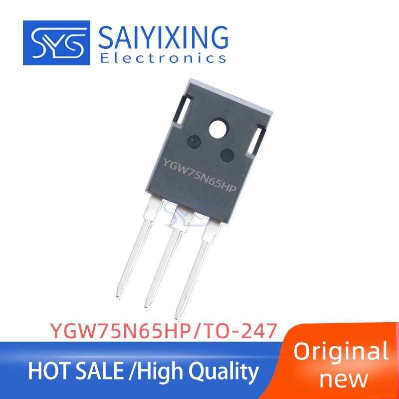 5pcs YGW75N65HP Original 75A/650V 75N65 TO-247 IGBT Single Tube เครื่องเชื่อมทรานซิสเตอร์