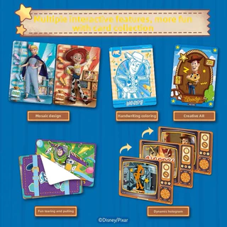 【English version】Jikashe Disney Toy Story Time Exhibition Movie Collection Card Pixar สินค้าอนิเมะของแท้