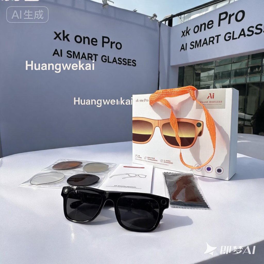 Xk one pro 8mp HD สมาร์ท Al กล้องแว่นตาสมาร์ท Voice Assistant Anti Blue-Light แว่นตากันแดดเพลง VS G1
