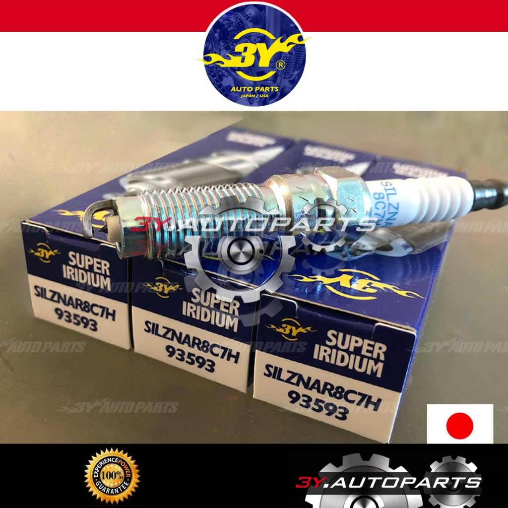 ของแท้ 3Y SILZNAR8C7H Super Iridium Spark Plug สําหรับ Ford Fiesta 1.0 Ecoboost 2013 2016 #93593