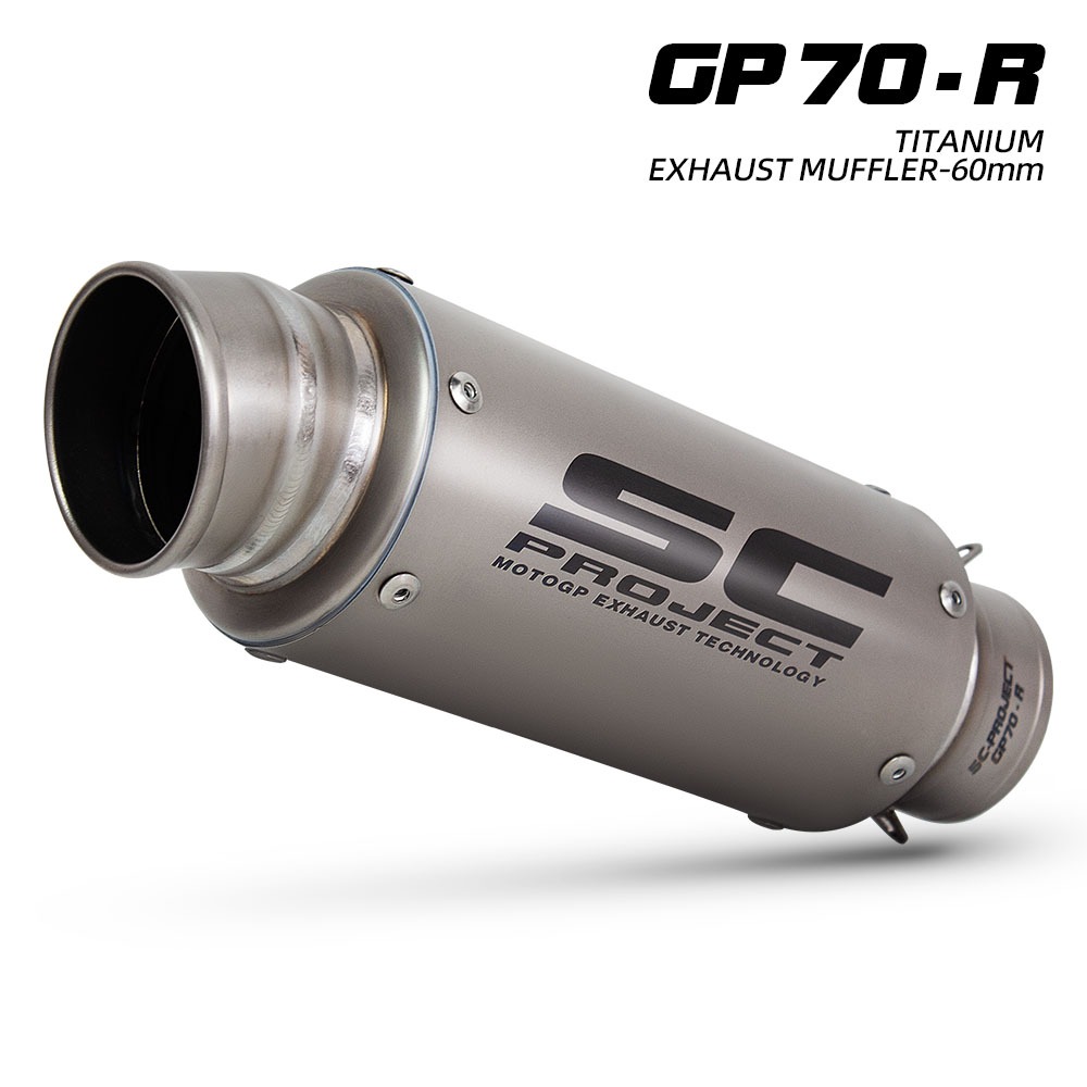 60 มม./51 มม. SC ProJect CR-T Titanium carbon MOTOGP ชุดเทคโนโลยีไอเสีย