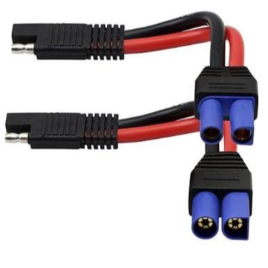 EC5 ถึง SAE สาย, EC5 F/M ปลั๊ก SAE Connector สายไฟยานยนต์ 10AWG สําหรับรถยนต์มอเตอร์แผงพลังงานแสงอาท