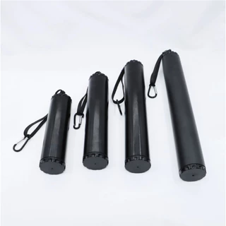 Shan Bao 5W-2 ชุด 9 ชิ้น หลอดเก็บอลูมิเนียมอัลลอยด์หลายขนาด (6/8/10/12 นิ้ว), ตัวยึดป้องกันกันความชื้นสําหรับอุปกรณ์ตกปลา, เดินป่าและตั้งแคมป์อุปกรณ์กลางแจ้ indo m12