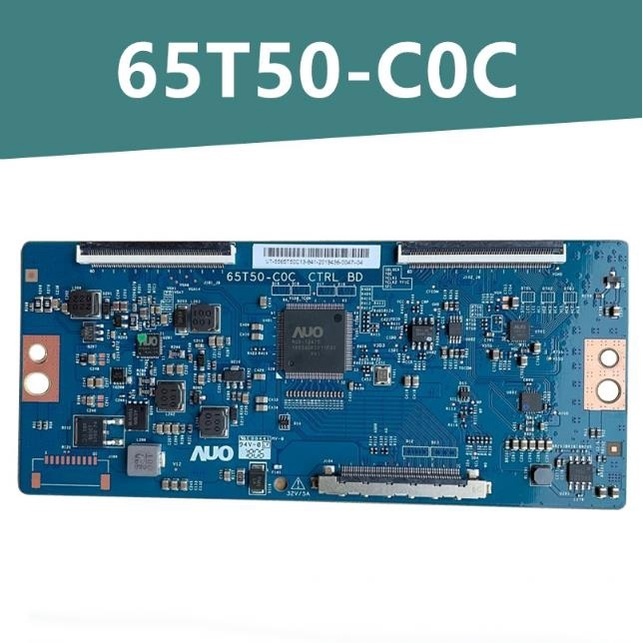 บอร์ด T-CON ต้นฉบับ AU 65T50-C0C 65T50-COC Logic Board หน้าจอ 4K T650QVN08.6 QVN07.5