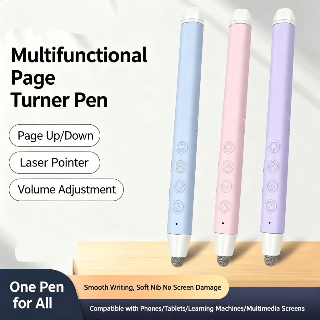 Wireless Page Turner Presenter Page Turning Pen Pointer การนําเสนอ Powerpoint Clicker USB PowerPoint