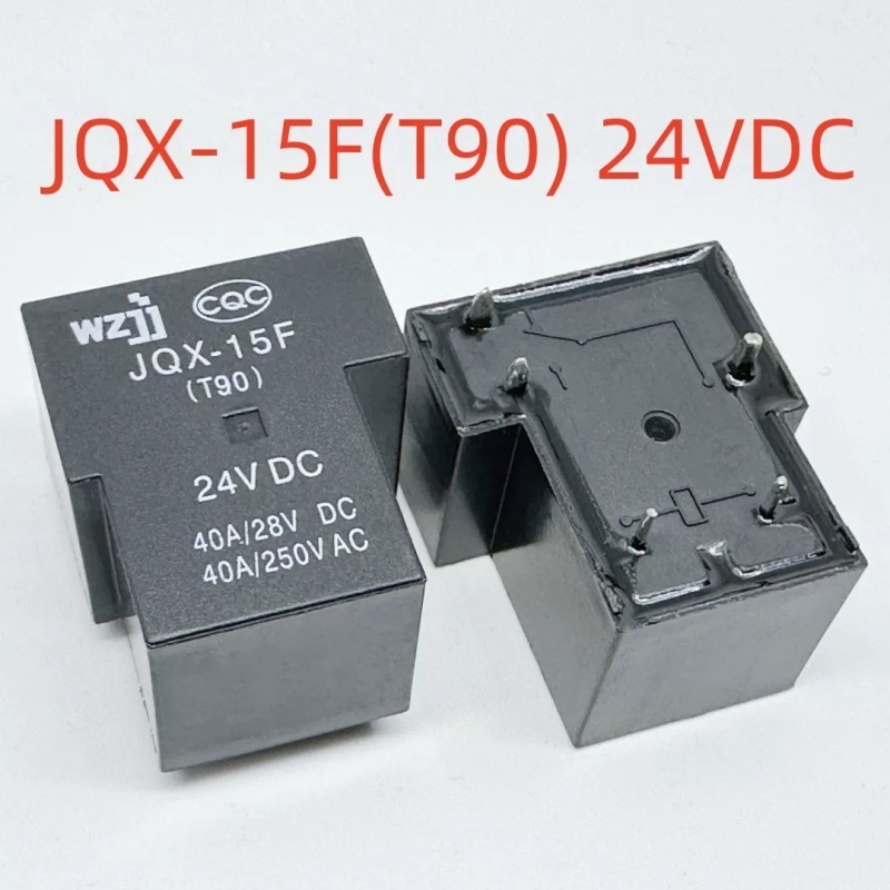 รีเลย์ JQX-15F (T90) 24VDC 40A 5 พิน