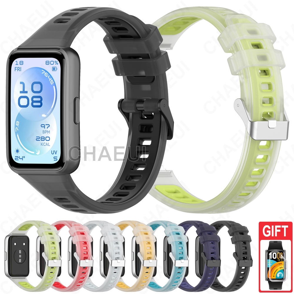 สายรัดสร้อยข้อมือซิลิโคนอุปกรณ์เสริมห่วงที่ทนทานสําหรับ Huawei Band 11 / Huawei Band 11 Pro