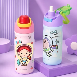 HoneyLion - Disney Toy Story กระบอกน้ำเก็บอุณหภูมิ 650ml สแตนเลส316 พร้อมหลอด กันรั่ว มีหูหิ้วซ่อน พกพาสะดวก ใช้งานทุกวัน