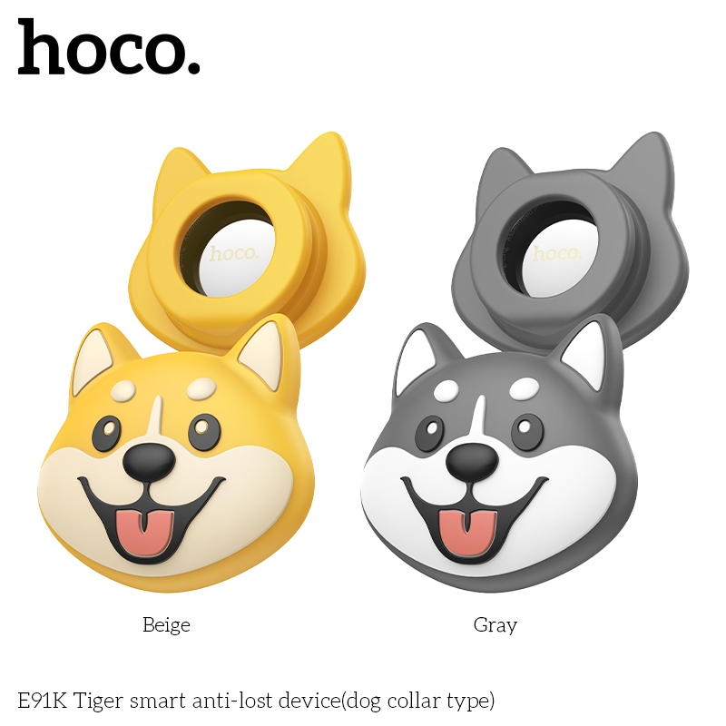 [ประเภทปลอกคอสุนัข] HOCO E91K ตําแหน่งอัจฉริยะอุปกรณ์ป้องกันการสูญหายรองรับ App*le ค้นหาเครือข่ายของ