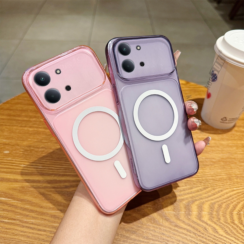 เคสนิ่มสําหรับ Redmi 15C 15 Poco C85 Matte Translucent Cover ปลอกแม่เหล็กกันกระแทก