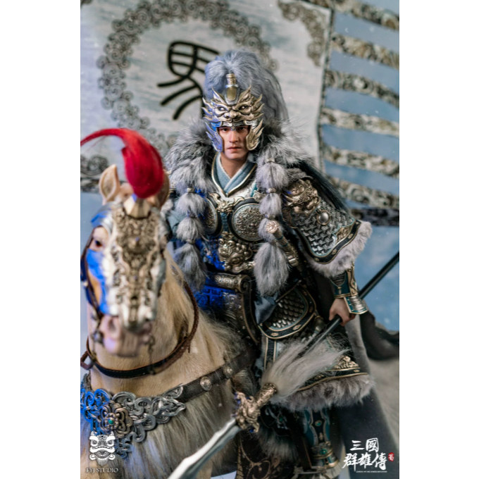 FYJ-STUDIO 1/6 ตํานานสามก๊กทั่วไป Huqi Jinma Superfigure FYJ001-ABC พร้อมสต็อก