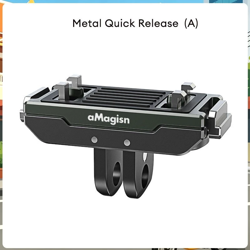 【ร้านไทย】AMagisn Insta360 X5/X4 Air/Ace pro 2/X4 QUICK RELEASE ฐานโลหะแม่เหล็ก QUICK RELEASE อะแดปเตอร์กล้องกีฬาอุปกรณ์เสริม thumbnail 9
