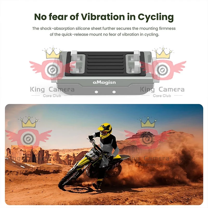 【ร้านไทย】AMagisn Insta360 X5/X4 Air/Ace pro 2/X4 QUICK RELEASE ฐานโลหะแม่เหล็ก QUICK RELEASE อะแดปเตอร์กล้องกีฬาอุปกรณ์เสริม thumbnail 8