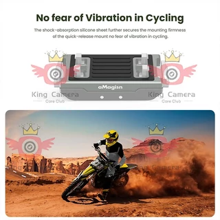 【ร้านไทย】AMagisn Insta360 X6/X5/X4 Air/Ace pro 2/X4 QUICK RELEASE ฐานโลหะแม่เหล็ก QUICK RELEASE อะแดปเตอร์กล้องกีฬาอุปกรณ์เสริม