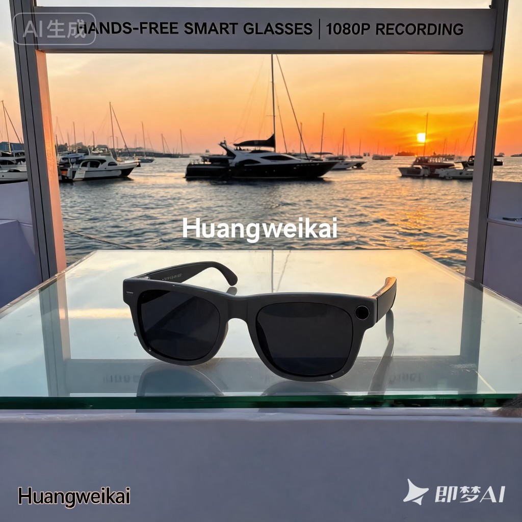 2026 xk one pro 8mp HD กล้องสมาร์ท Al กล้องแว่นตาสมาร์ท Voice Assistant Anti Blue-Light แว่นตากันแดด
