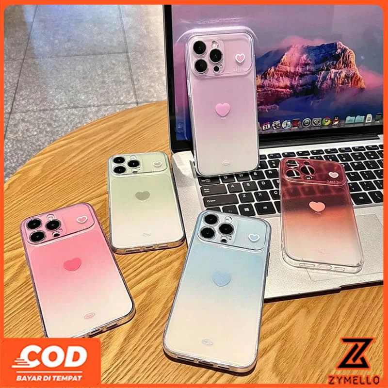 เหมาะสําหรับ OPPO Reno16F 16Pro 15F 15ProMax 14F 14Pro 13F 13Pro 12F 12Pro 11F 11Pro 10Pro 8T 8Z 7Z 6Z Jelly สีไล่ระดับสี NICE anti drop เคสโทรศัพท์ TPU
