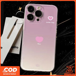 เหมาะสําหรับ OPPO Reno16F 16Pro 15F 15ProMax 14F 14Pro 13F 13Pro 12F 12Pro 11F 11Pro 10Pro 8T 8Z 7Z 6Z Jelly สีไล่ระดับสี NICE anti drop เคสโทรศัพท์ TPU